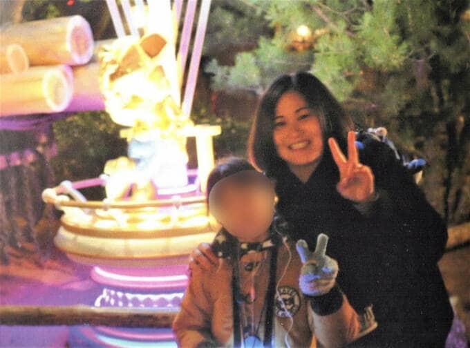 ディズニーランドでの写真