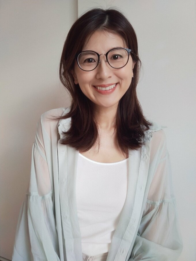 リブキャミ着用