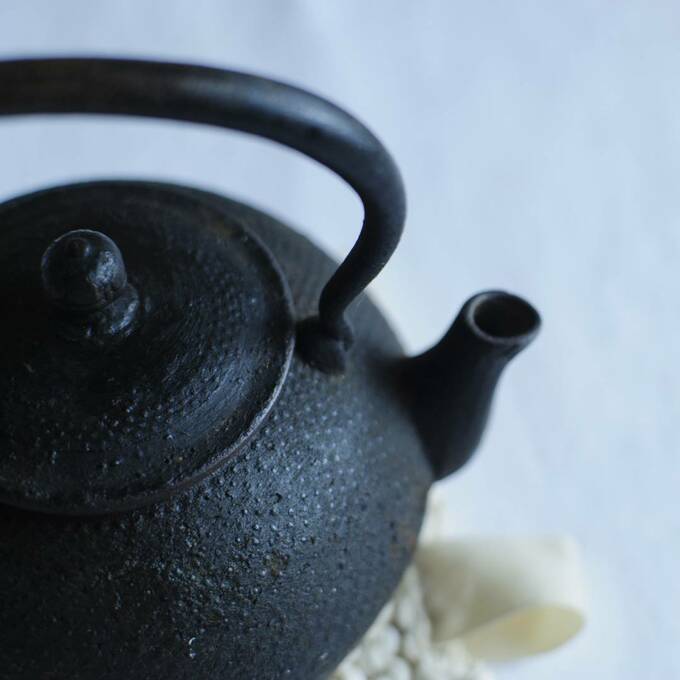 嫁入り道具の鉄瓶