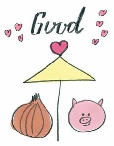 豚肉はタマネギと合わせる