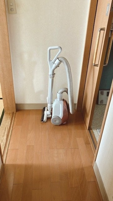 掃除機は常に出しっぱなしに