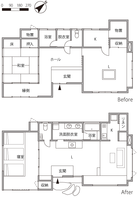 游心庵の間取図
