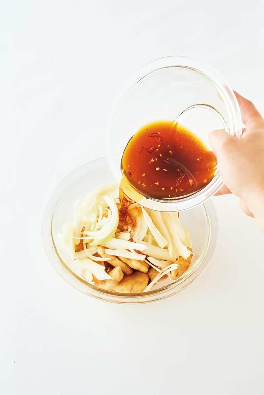 タレはポン酢を使えば簡単&低糖質に