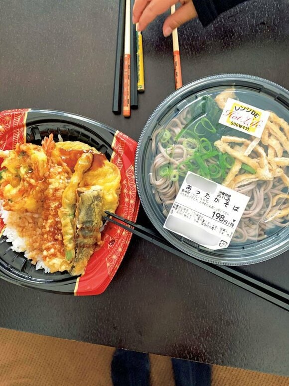 そば天丼