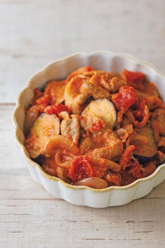 豚肉のカポナータ風おから入り