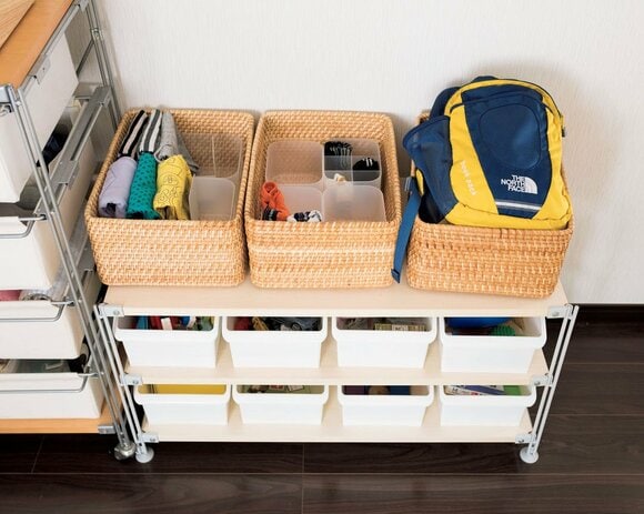 “子どもの仕事”をつくる保育園グッズとオモチャの収納1