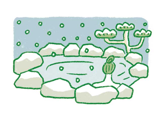 温泉イラスト
