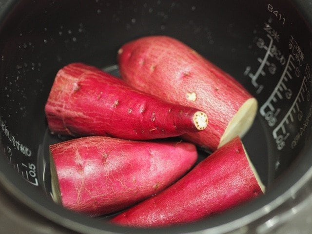 炊飯器焼きイモ