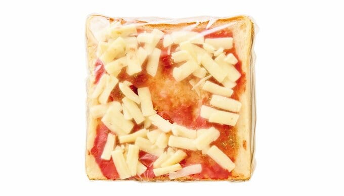 冷凍前のトースト