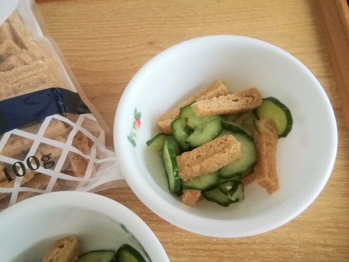 キュウリの酢の物