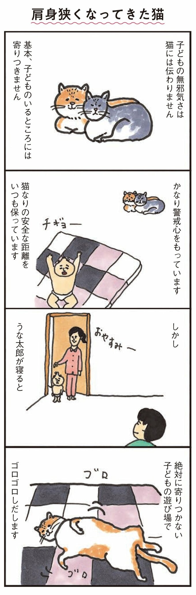 肩身狭くなってきた猫