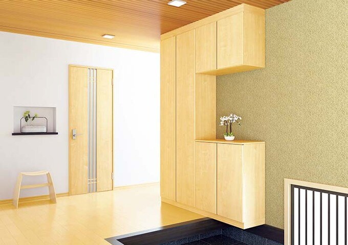 ノダのビノイエ玄関施工事例