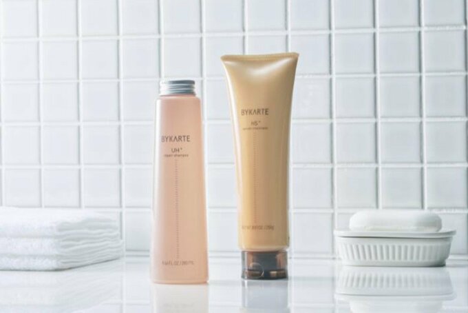 BYKARTE「リペアシャンプーUH⁺とセラムトリートメントHS⁺」