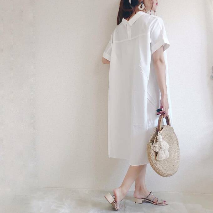 1枚でサマになるかわいいワンピース