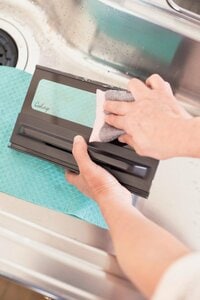 ガラス部分の汚れ落としもこれで！