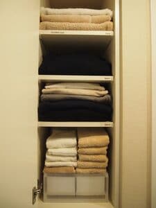 使うときのことを考えてたたむ