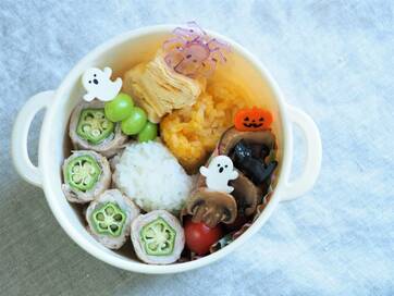 ナチュラルキッチンのアイテムで！お手軽ハロウィーン弁当