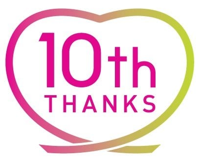 10周年ロゴ