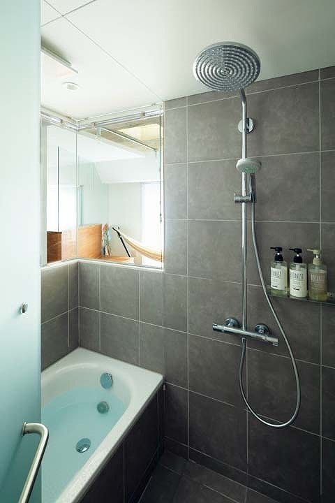 在来工法のバスルーム