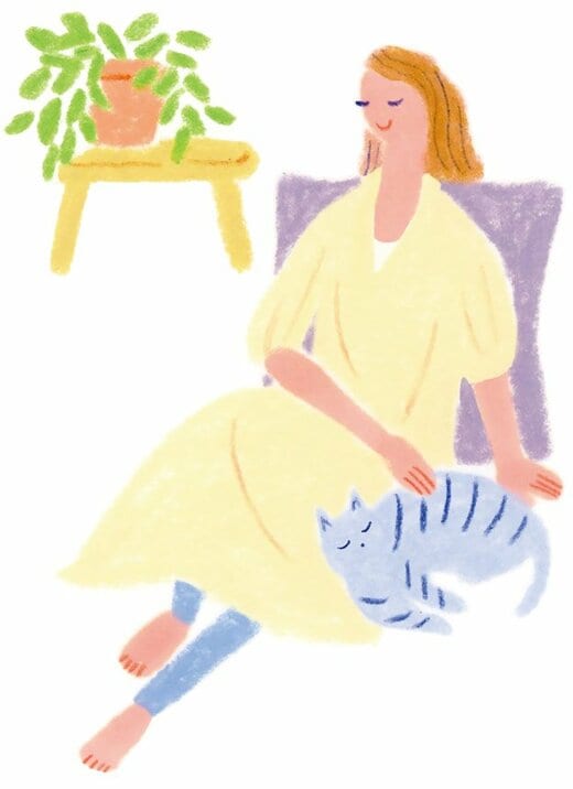 部屋着イラスト