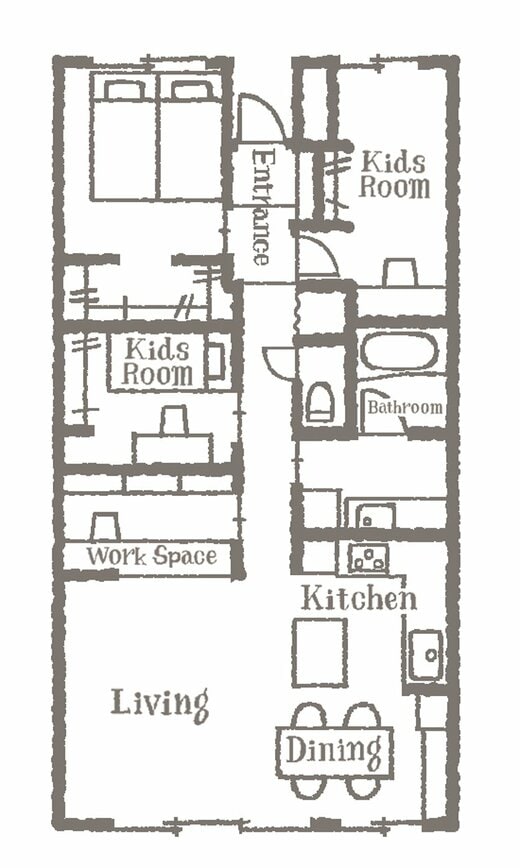 マンションの間取り