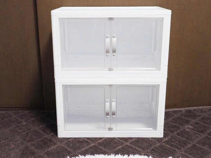 2段に重ねた様子