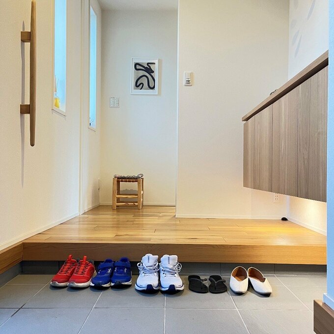 整理整頓された玄関