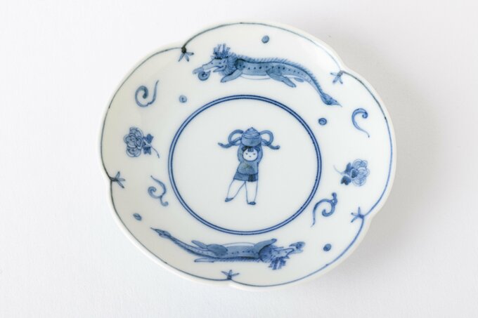 アヤベシオリさん作の2.5寸五弁皿