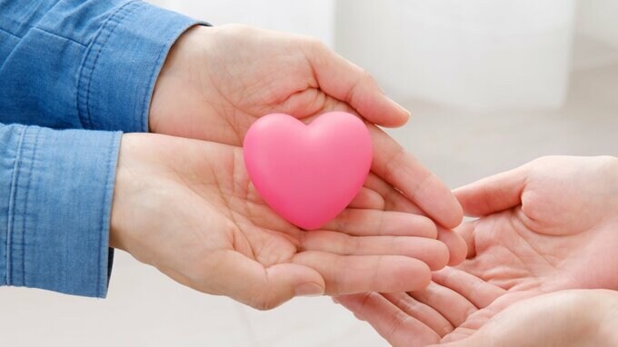 ハートをあげる