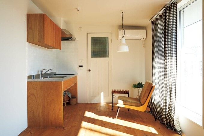 2階住居部分のダイニングキッチン