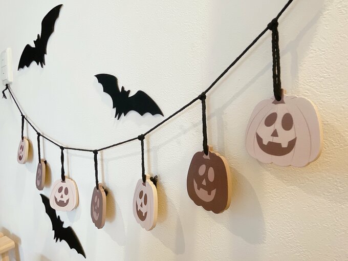 カボチャのガーランド