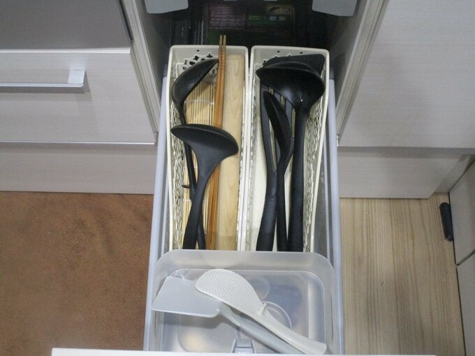 キッチンの引き出し