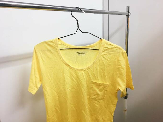 普通にハンガーにかけただけ