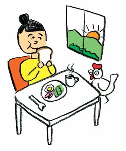 3食きちんと食べる