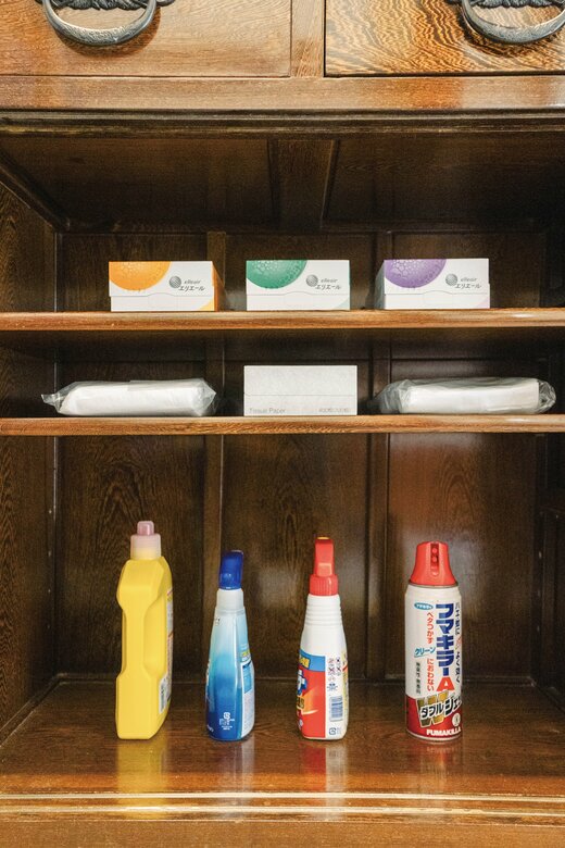 「扉を開けたらゴチャゴチャ」はNG。洗剤の控室も美しく