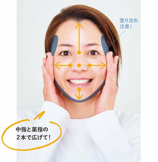 日焼け止め塗り方