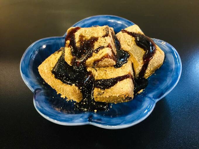 リッチに黒蜜を