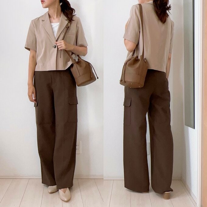 ショートジャケット合わせ