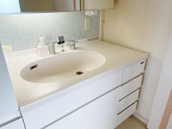 筆者宅の洗面所