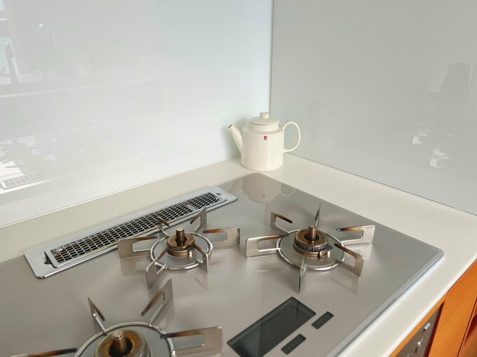 ティーポットをオイルポットに