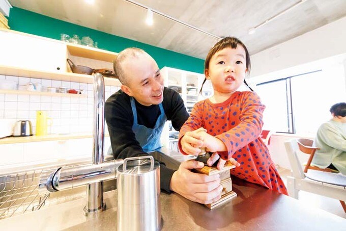 複数人でも調理がしやすい作業台