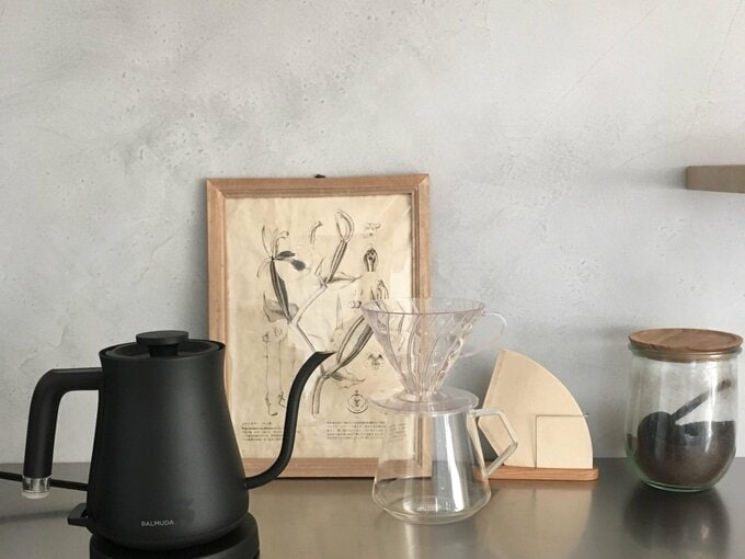 ステンレス×モールテックス×木材