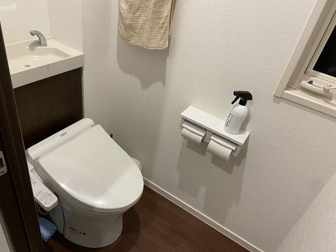 トイレのアルコール消毒液