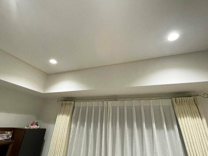 リビングの天井の照明