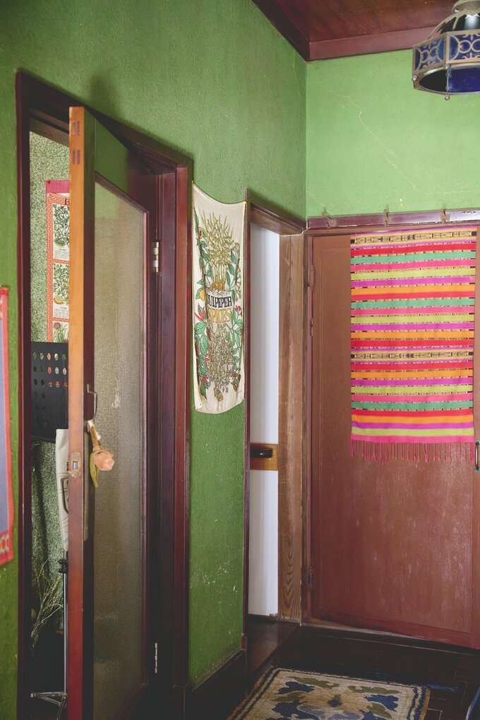 吉山さん宅の玄関