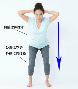 ゆっくり腰を下ろす