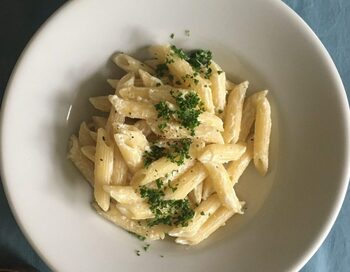 チーズと牛乳で、濃厚クリームソースパスタができた！