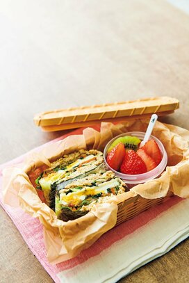 オートミールで「おにぎらず」弁当。食べごたえ満点なのに低カロリー