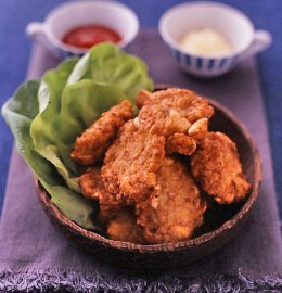 ＜ひき肉とお麩のナゲット＞焼き麩でかさましするからヘルシーなのにボリューム満点！