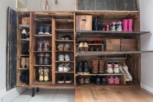 靴箱は使用頻度に合わせてゾーンを分ける